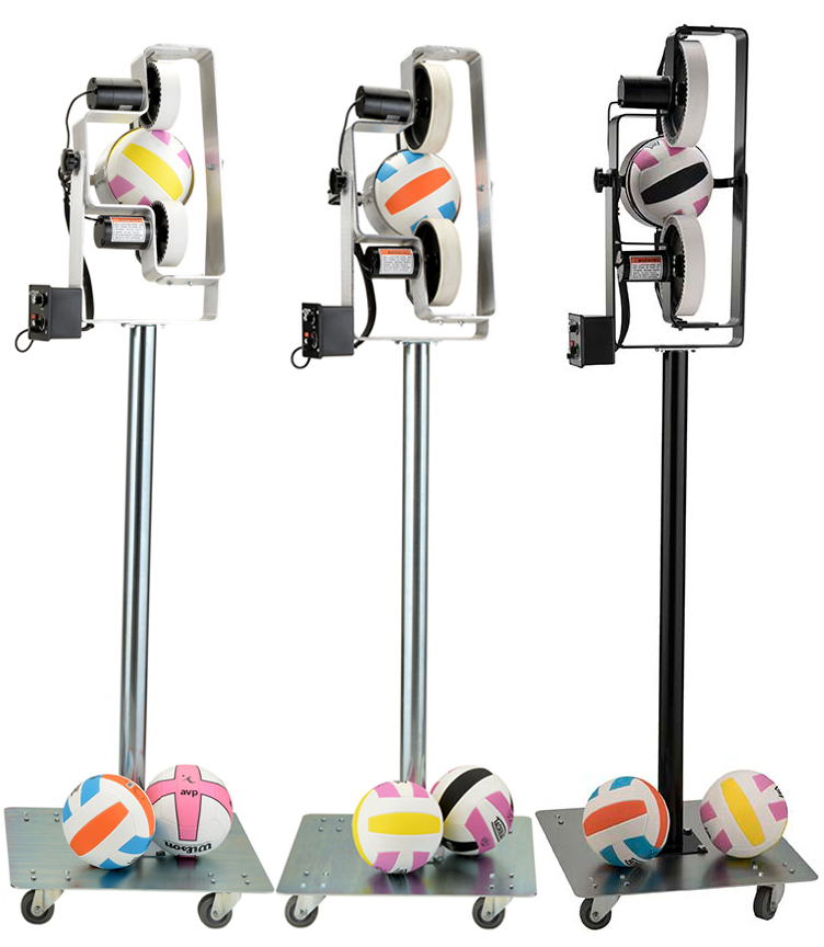 Volleyball practice machines for Tennis, Baseball, Softball, Soccer.